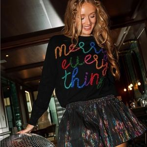 Queen of Sparkles - Merry Everything Sweater / EUC
